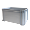 Bac renforcé empilable avec poignées 545 x 390 x 300 mm - 45 L - gris