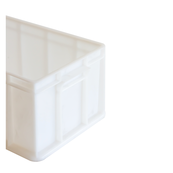 Bac renforcé empilable 490 x 280 x 205 mm - 20 L - blanc