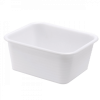 Bac rectangulaire renforcé emboîtable 10 L - blanc