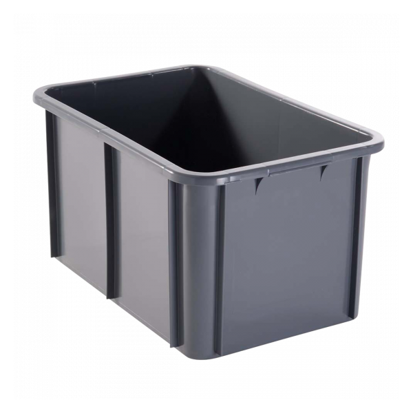 Bac rectangulaire 55 L - gris
