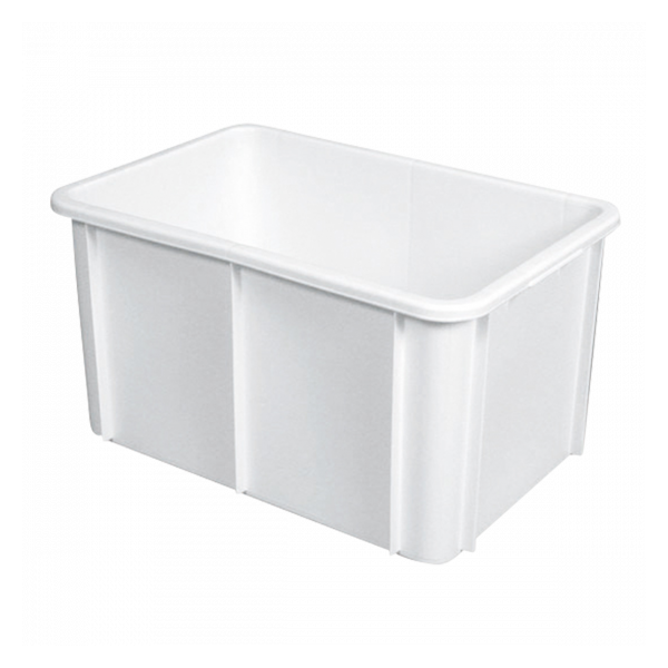Bac rectangulaire 55 L - blanc