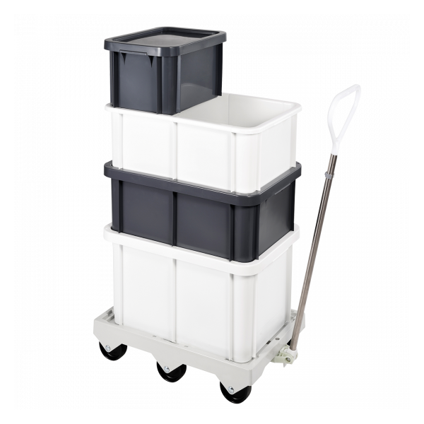 Bac rectangulaire 55 L - blanc