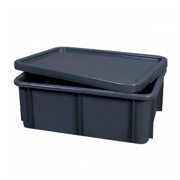 Bac rectangulaire 35 L - gris