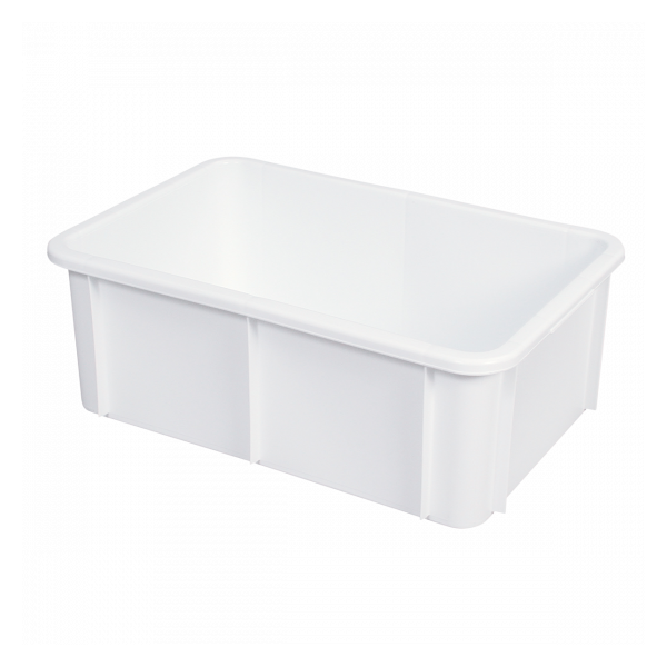 Bac rectangulaire 35 L - blanc