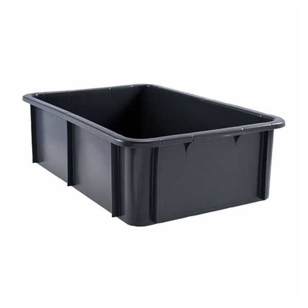 Bac rectangulaire 25 L - gris