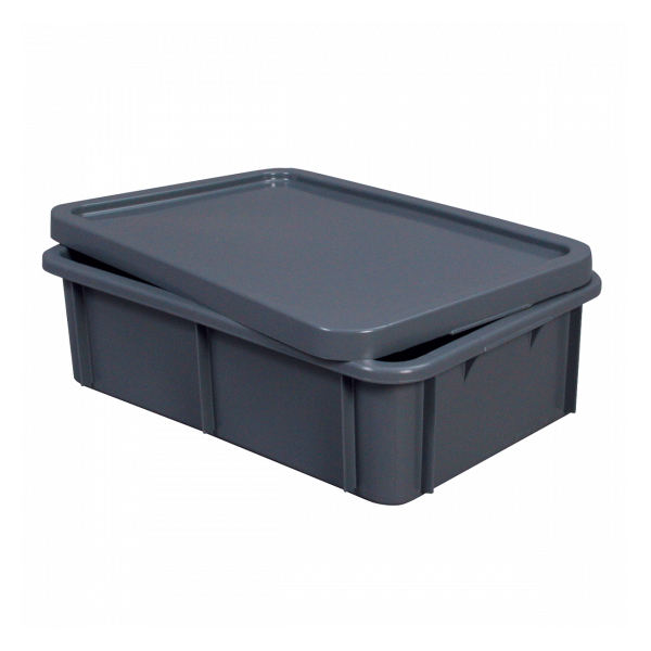 Bac rectangulaire 25 L - gris