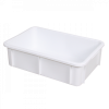 Bac rectangulaire 25 L - blanc