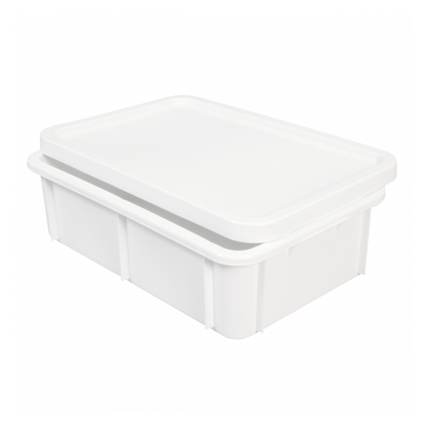 Bac rectangulaire 25 L - blanc