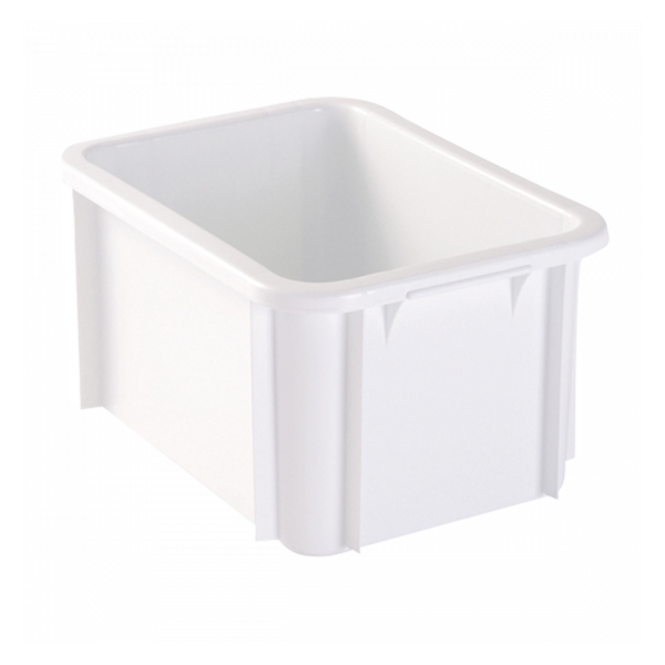 Bac rectangulaire 15 L - blanc