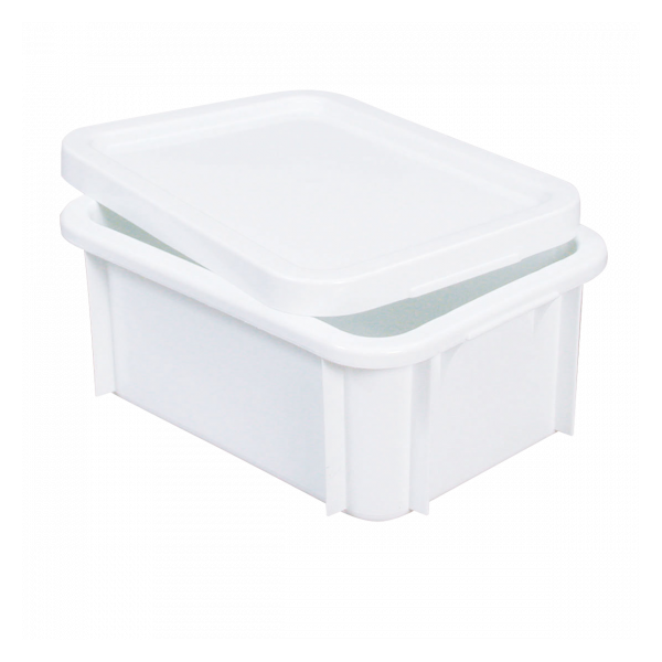 Bac rectangulaire 12 L - blanc