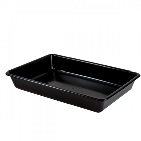 Bac plat 8 L - Noir