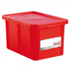 Bac HACCP 55 L rectangulaire + couvercle - rouge