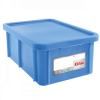 Bac HACCP 35 L rectangulaire + couvercle - bleu