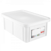 Bac HACCP 35 L rectangulaire + couvercle - blanc