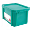 Bac HACCP 15 L rectangulaire + couvercle - vert