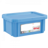 Bac HACCP 12 L rectangulaire + couvercle - bleu