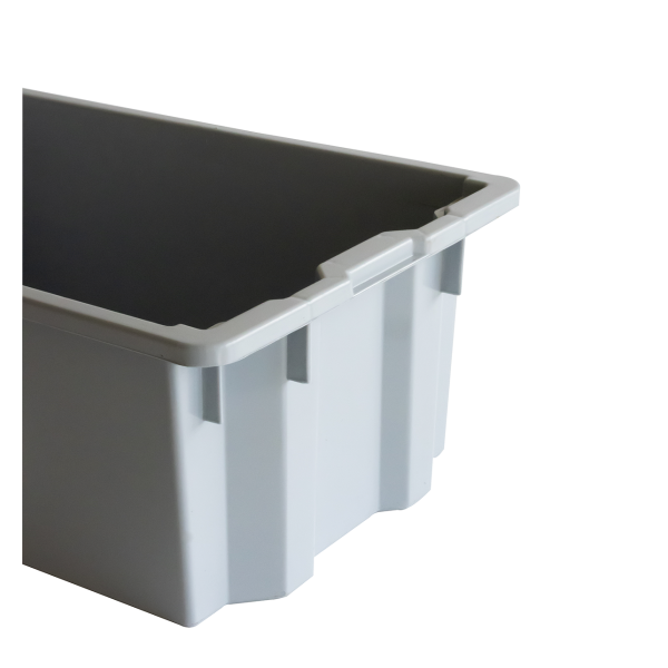 Bac empilable emboîtable 750 x 460 x 310 mm - 70 L - gris