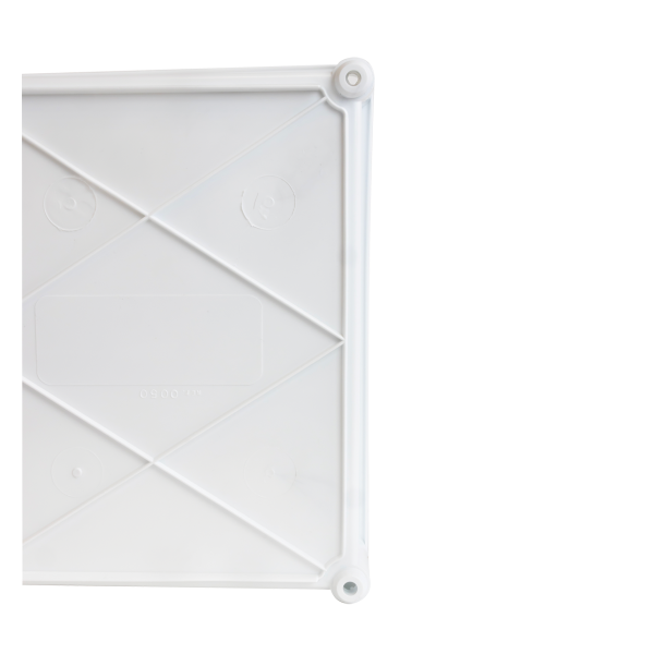 Bac empilable avec 4 pieds 540 x 360 x 120 mm - 10 L - blanc