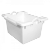 Bac comporte empilable emboîtable 60 L - blanc