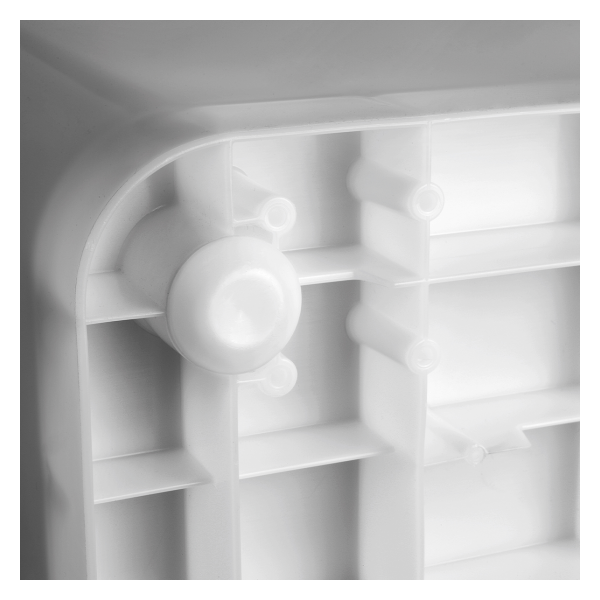 Bac à ingrédients 80 L + 4 patins - blanc