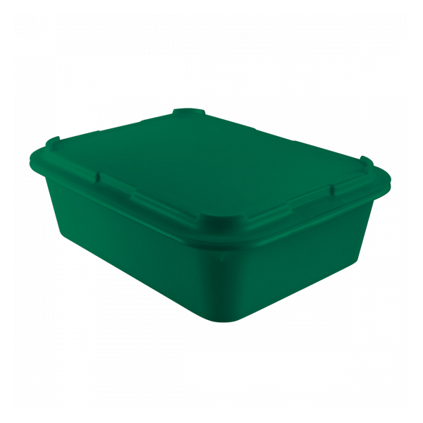 Bac à diviseuse rectangulaire 20 L - vert
