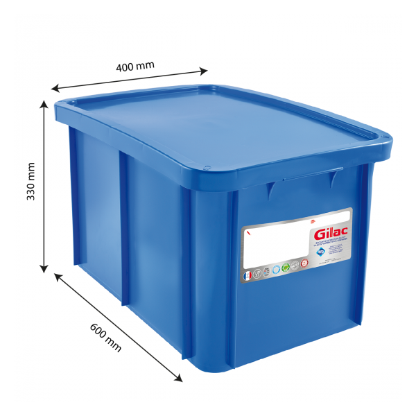 BAC 55 L GILACTIV BLEU + COUV.