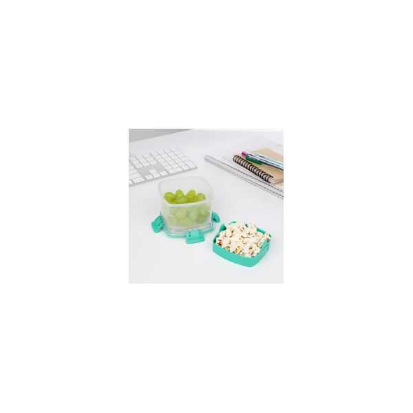 Boîte Alimentaire Snacking 2 compartiments 400 ml