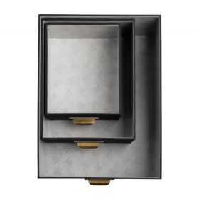 Lot de 3 boîtes en carton déco Office by Me