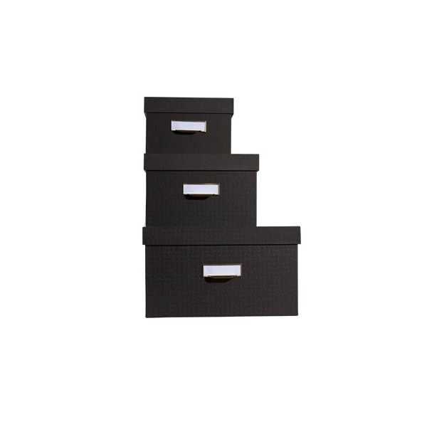 Lot de 3 boîtes en carton déco Office by Me