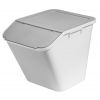 Grand Bac de rangement ou tri avec couvercle incliné 51 litres