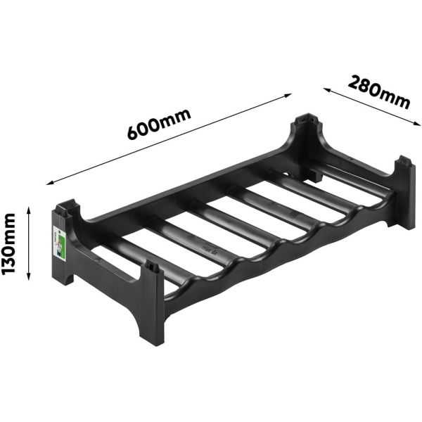 Range Bouteille Empilable en Plastique Solide