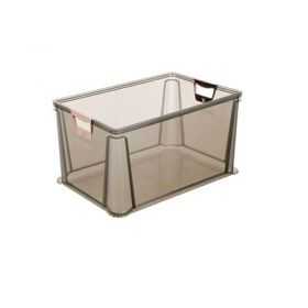 Caisse Plastique Translucide Empilable 64 litres