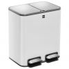 Poubelle de tri sélectif à pédale "the classy" 2 x 12 litres