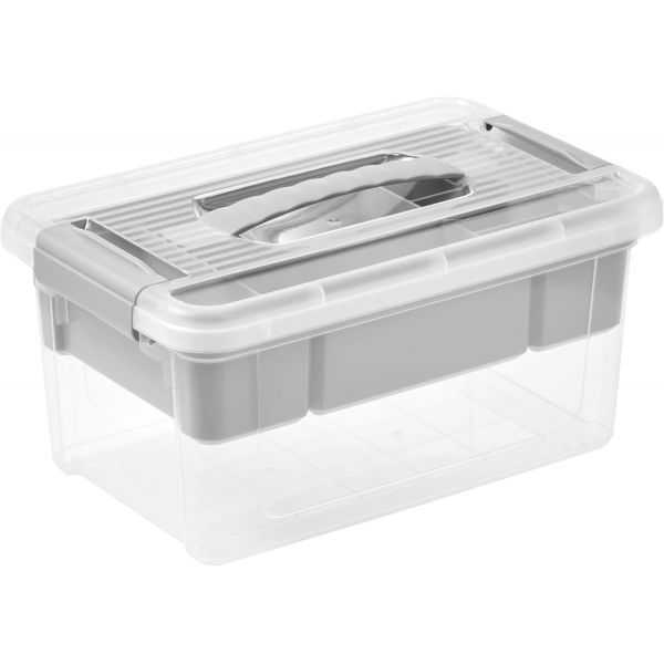 Boîte de Rangement avec insert compartiment mobile