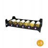 Lot de 5 Rayonnages x 6 bouteilles 680 x 280 x 140 mm