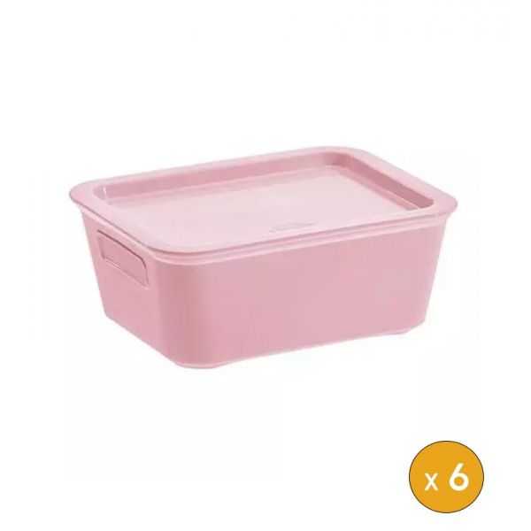 Petit bac de rangement avec couvercle 1 Litre