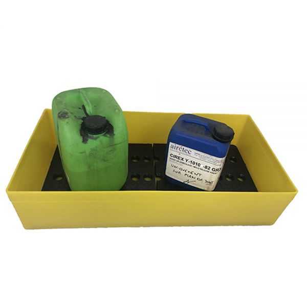 Bac de Rétention avec caillebotis 57 litres anti UV 80x40 cm