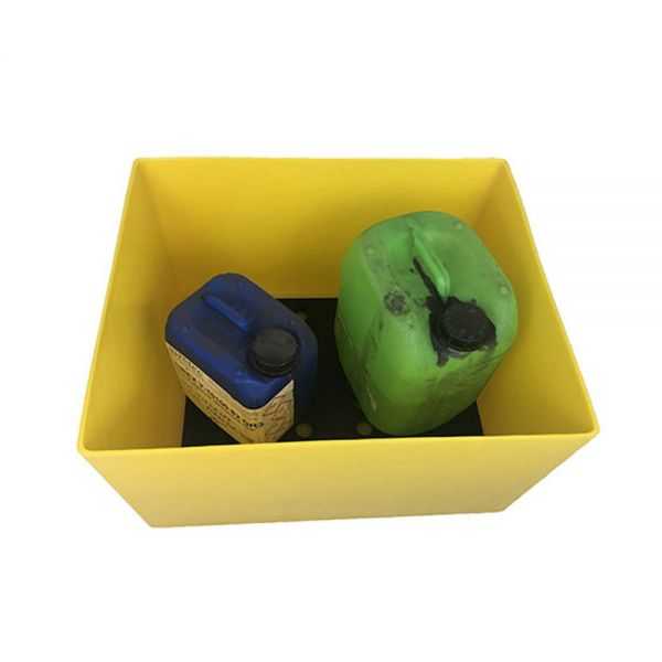 Bac de Rétention avec caillebotis 83 litres anti UV 56x45 cm