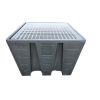 Bac de Rétention noir 1100 l pour IBC