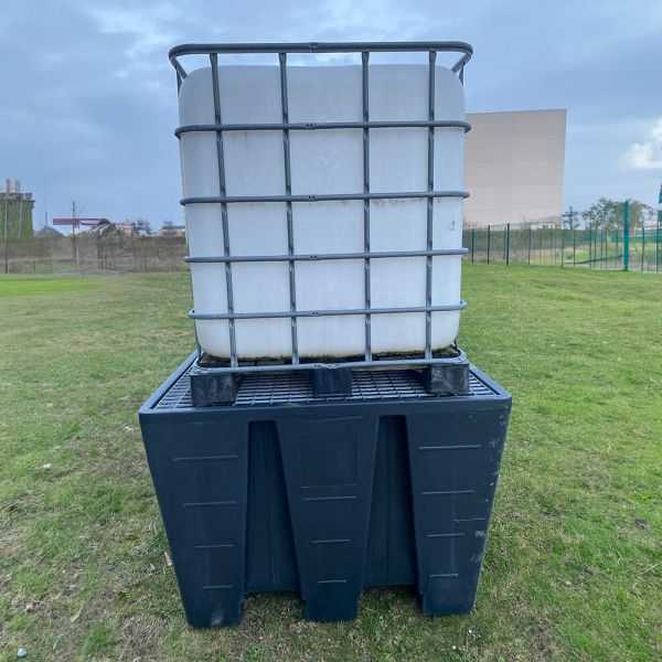 Bac de Rétention noir 1100 l pour IBC