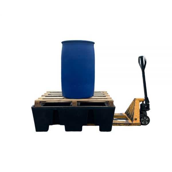 Bac de Rétention 240 l noir pour Palette Euro sans caillebotis