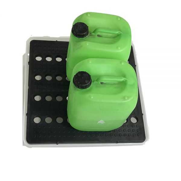 Bac de Rétention empilable pour bidons 30 litres avec caillebotis