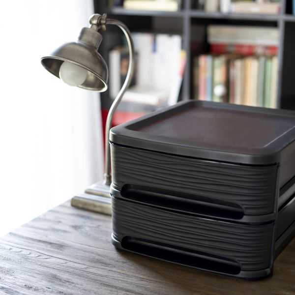 Module de Classement 2 tiroirs larges EDA