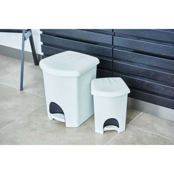Poubelle de salle de bain avec pédale 16 litres