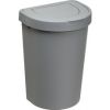 Poubelle de cuisine avec 2 couvercles basculant 25 litres