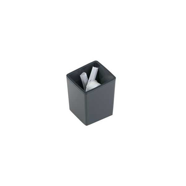 Petite poubelle de table rectangulaire en plastique