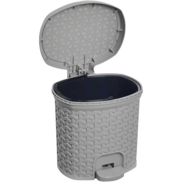 Poubelle pour Salle de Bain Elégante en Plastique 3 litres