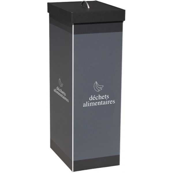 Poubelle de tri pour collecte déchets alimentaires 60 litres