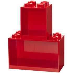 2 étagères superposables en forme de brique LEGO