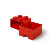 LEGO Brique tiroir STORAGE BRICK DRAWER 4, 1 tiroir, rouge